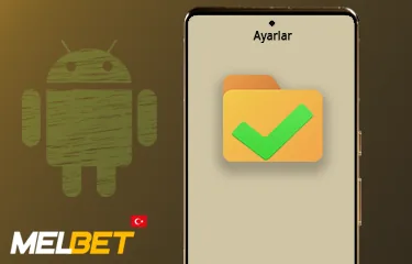 İndirilenler klasöründe APK dosyası onaylı