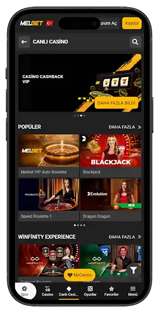 Melbet spor bahisleri menüsü