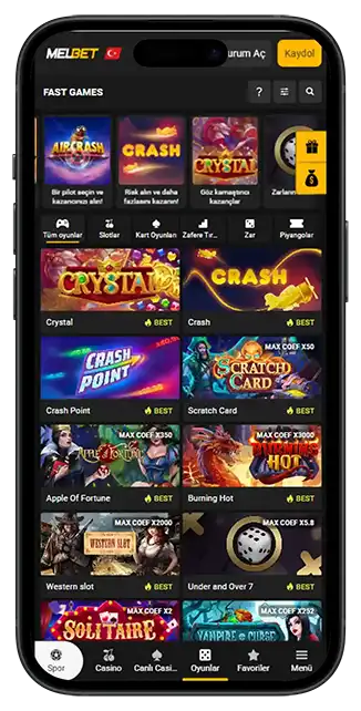 Melbet canlı yayın ekranı