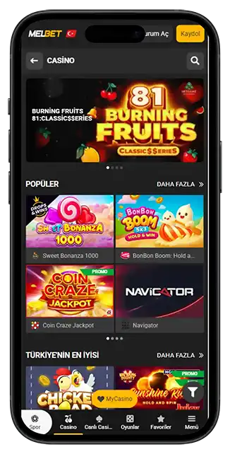 Melbet bahis kuponu ekranı