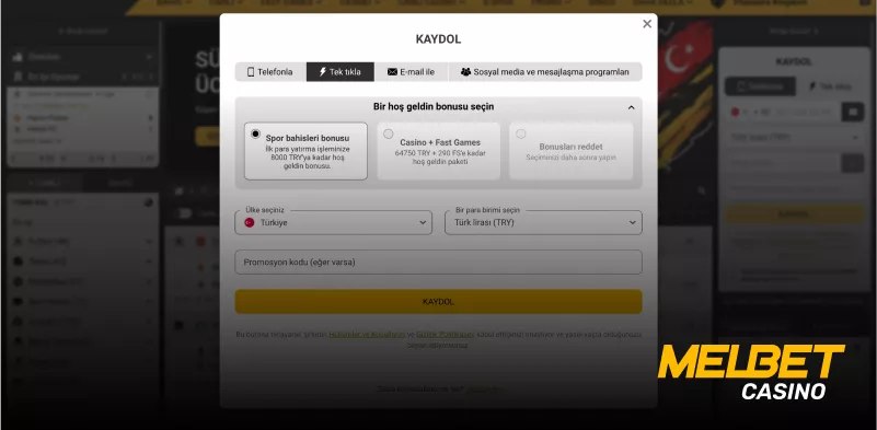 İlk yatırımda %200 bonus fırsatı Melbet
