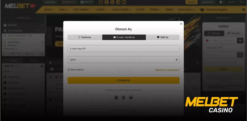 Hemen kayıt ol, %200 bonus kazan Melbet