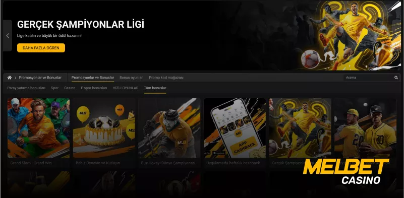 100 bedava dönüş seni bekliyor Melbet